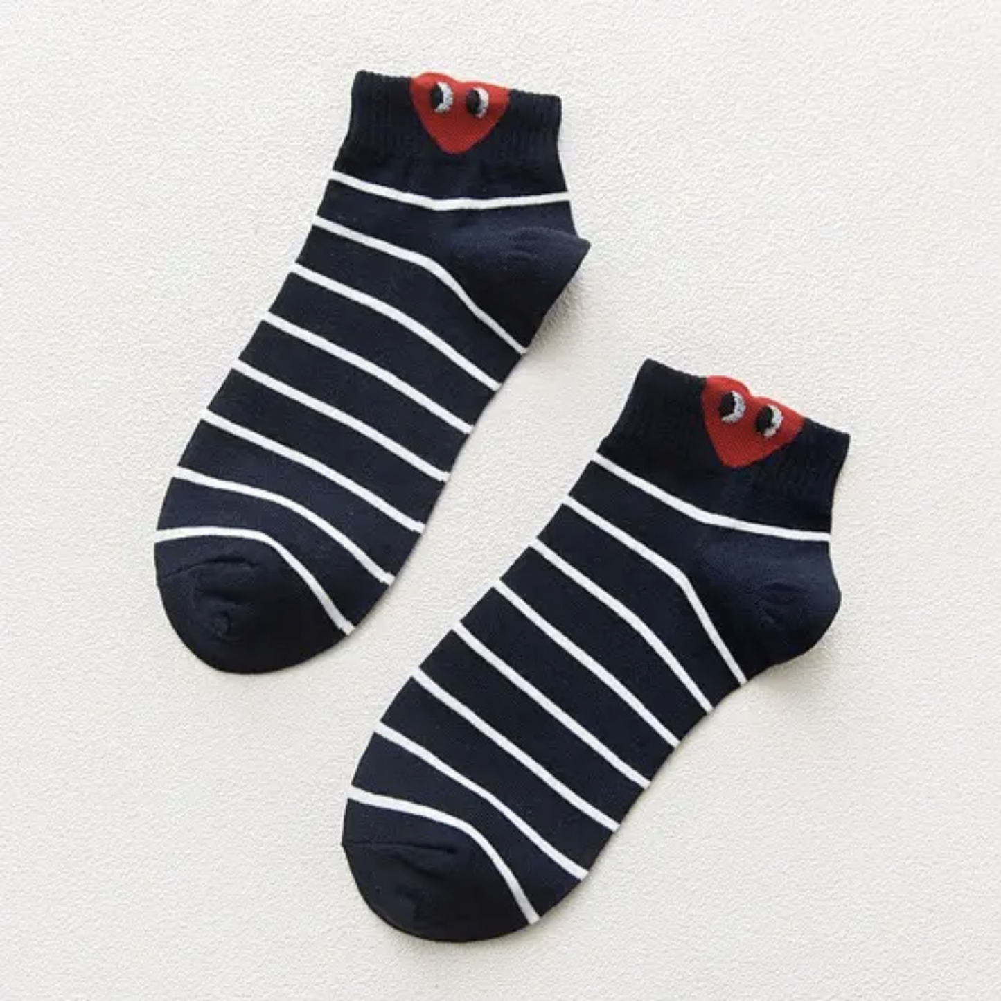 Heart Eyes Socks - Busy Ferns