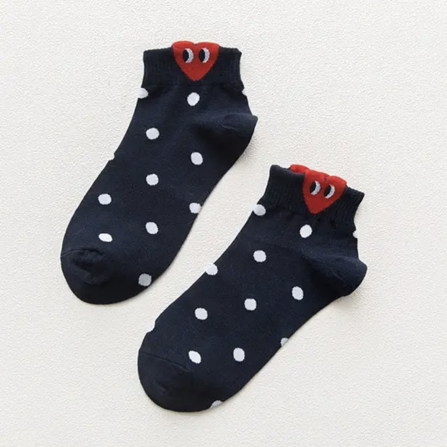 Heart Eyes Socks - Busy Ferns