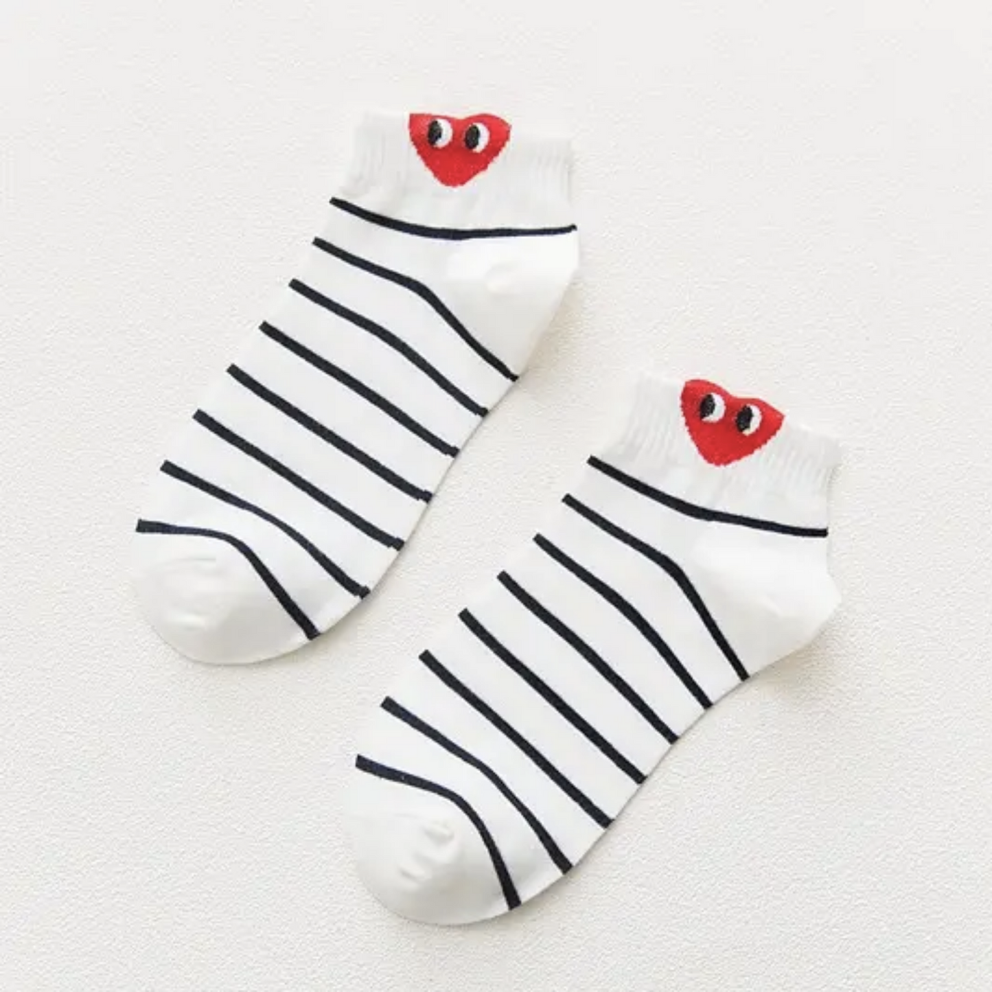 Heart Eyes Socks - Busy Ferns