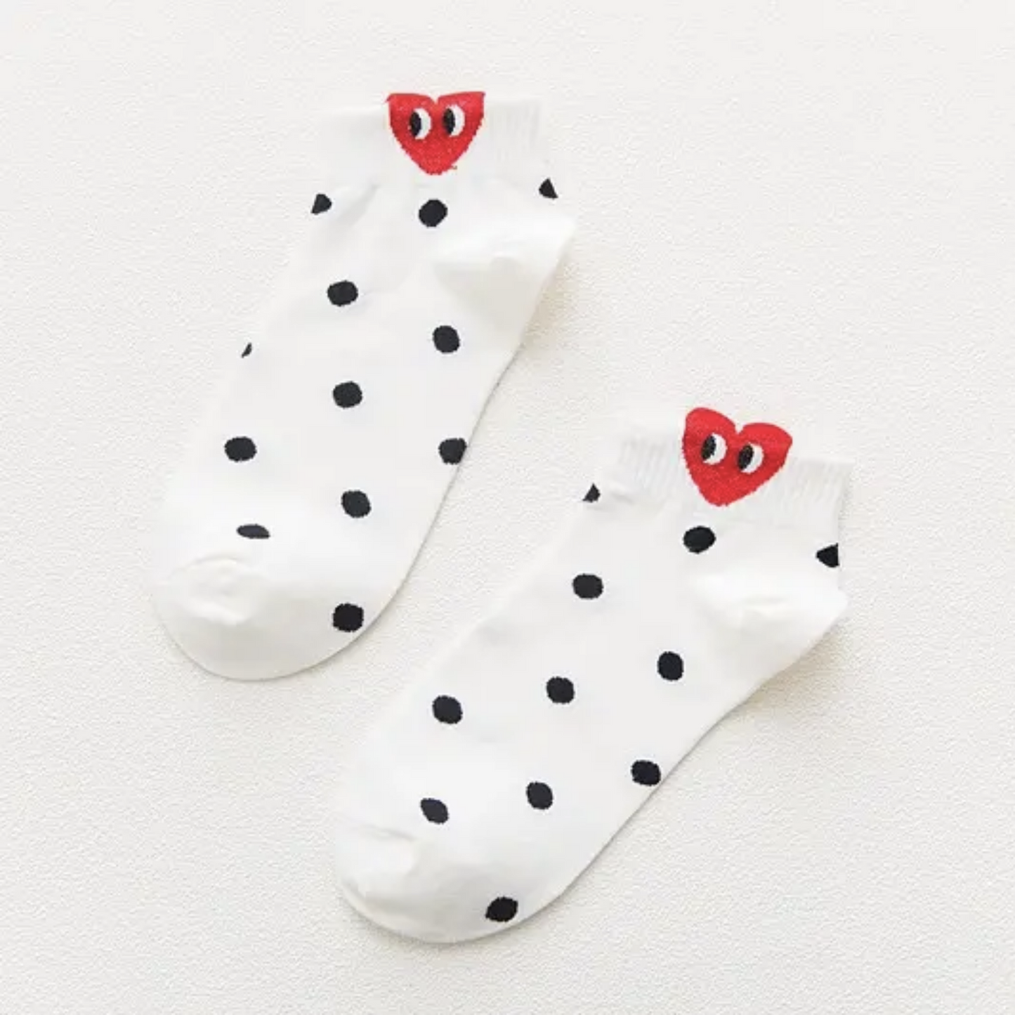 Heart Eyes Socks - Busy Ferns