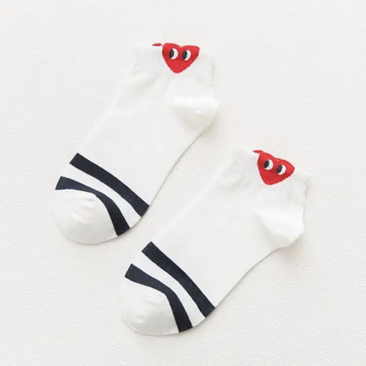Heart Eyes Socks - Busy Ferns