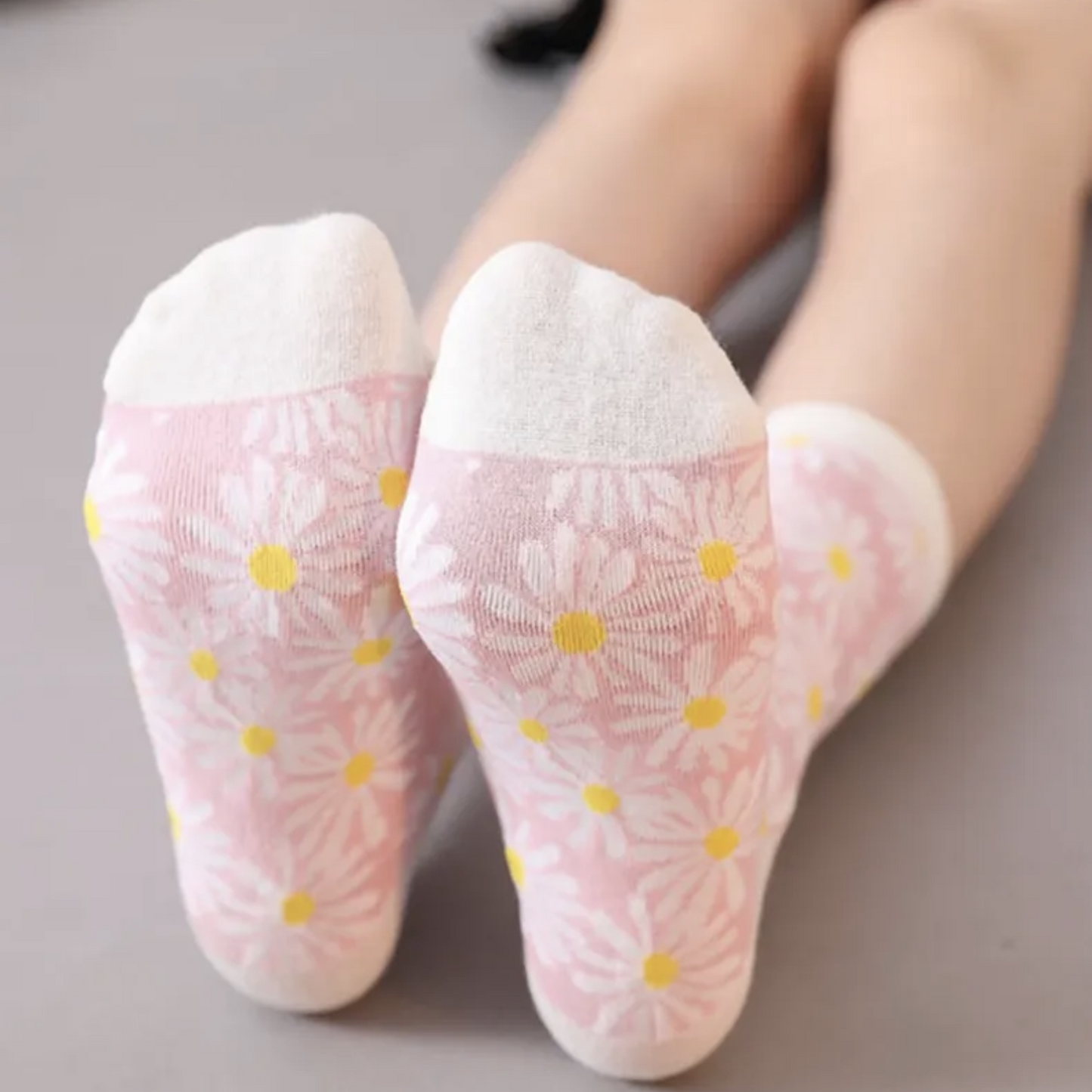 All Over Flower Socks - Busy Ferns