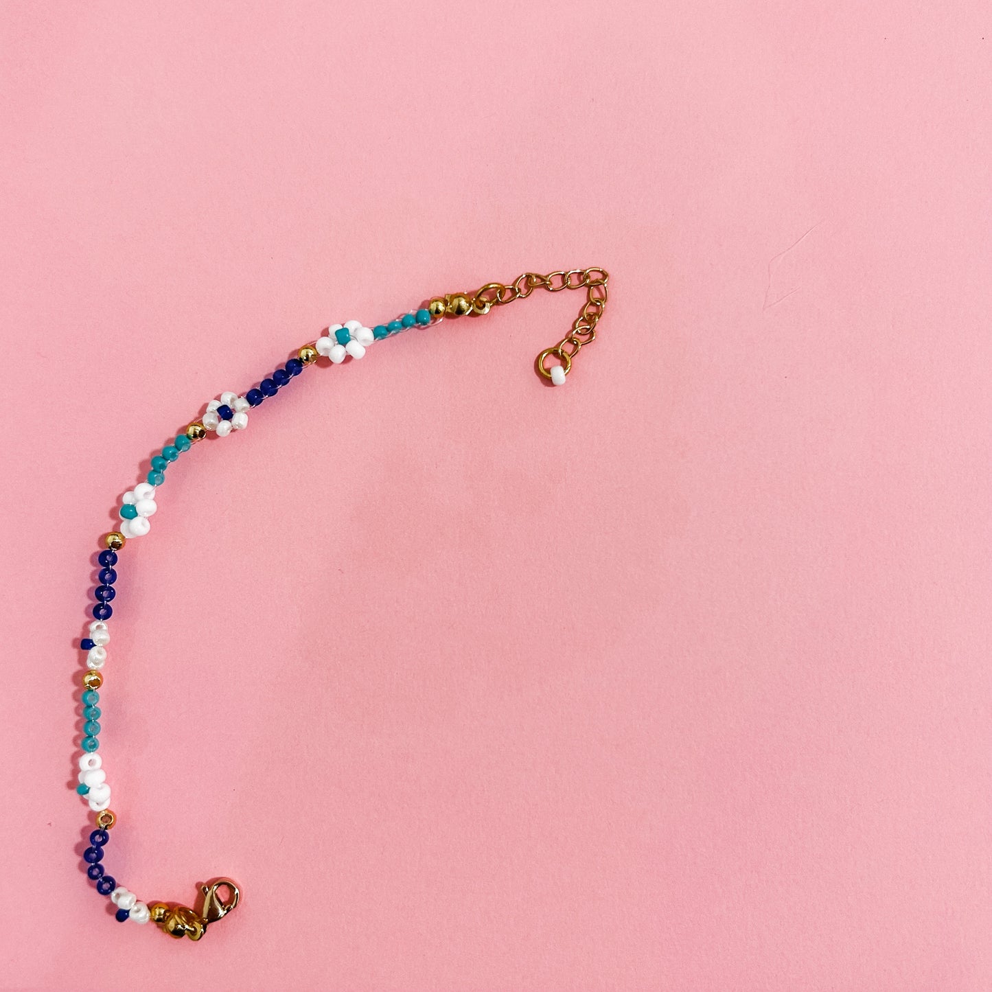Daisy Beaded Chain Bracelets - Busy Ferns
