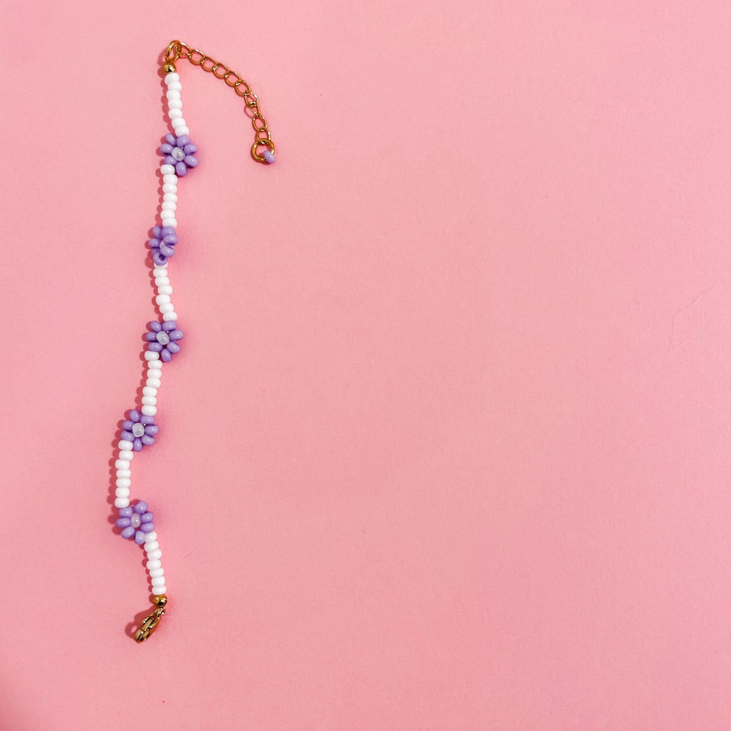 Daisy Beaded Chain Bracelets - Busy Ferns