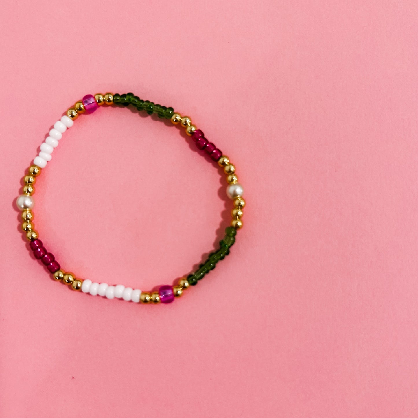 Stackable Beaded Bracelets - Busy Ferns