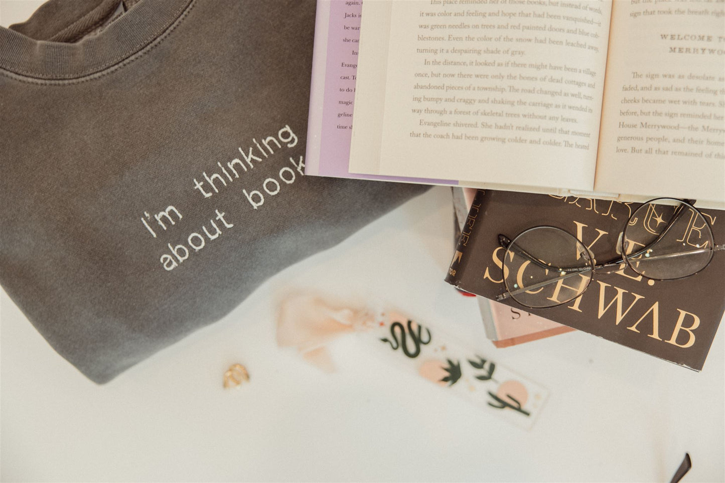 I'm thinking about books - Busy Ferns