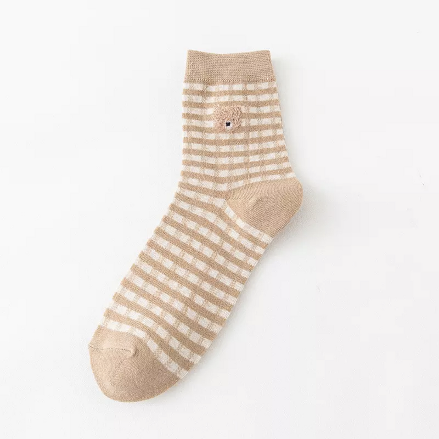 Teddy Bear Socks - Busy Ferns