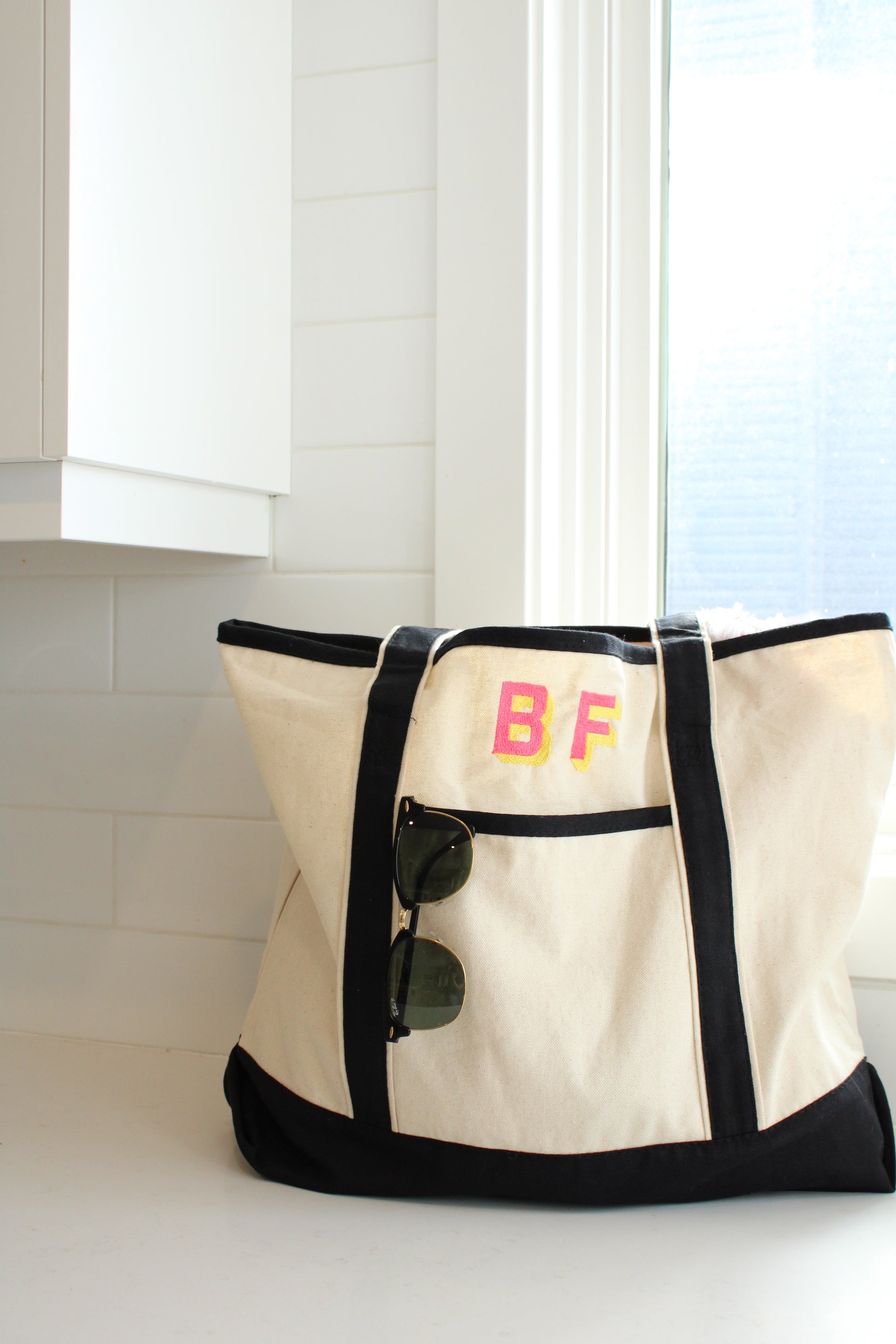 Personalized Tote Bag - Busy Ferns