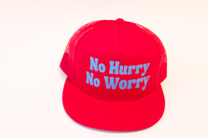 No Hurry No Worry Trucker Hat