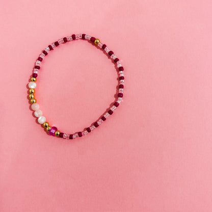Stackable Beaded Bracelets - Busy Ferns